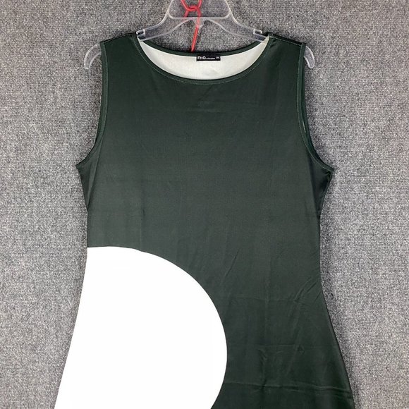 FHQ Dress Women's 2XL Maxi Multicolor Polyester Sleeveless XXL - Picture 2 of 7